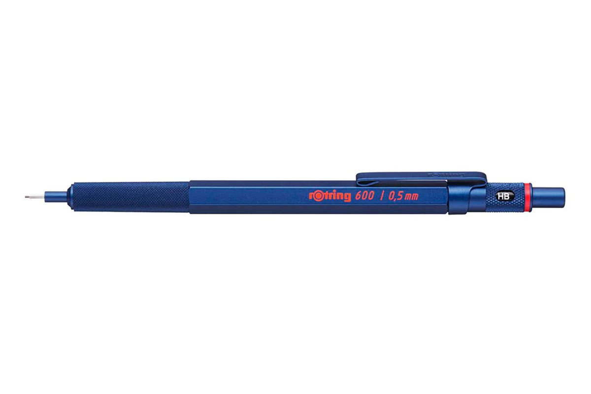 Rotring 600 0.5mm Blauw Vulpotlood